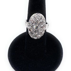 Cookie Lee Crystal Stretch Ring 29521